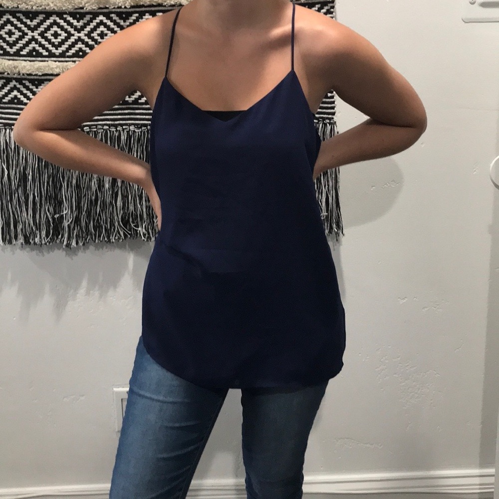 Express navy blue cami tank
